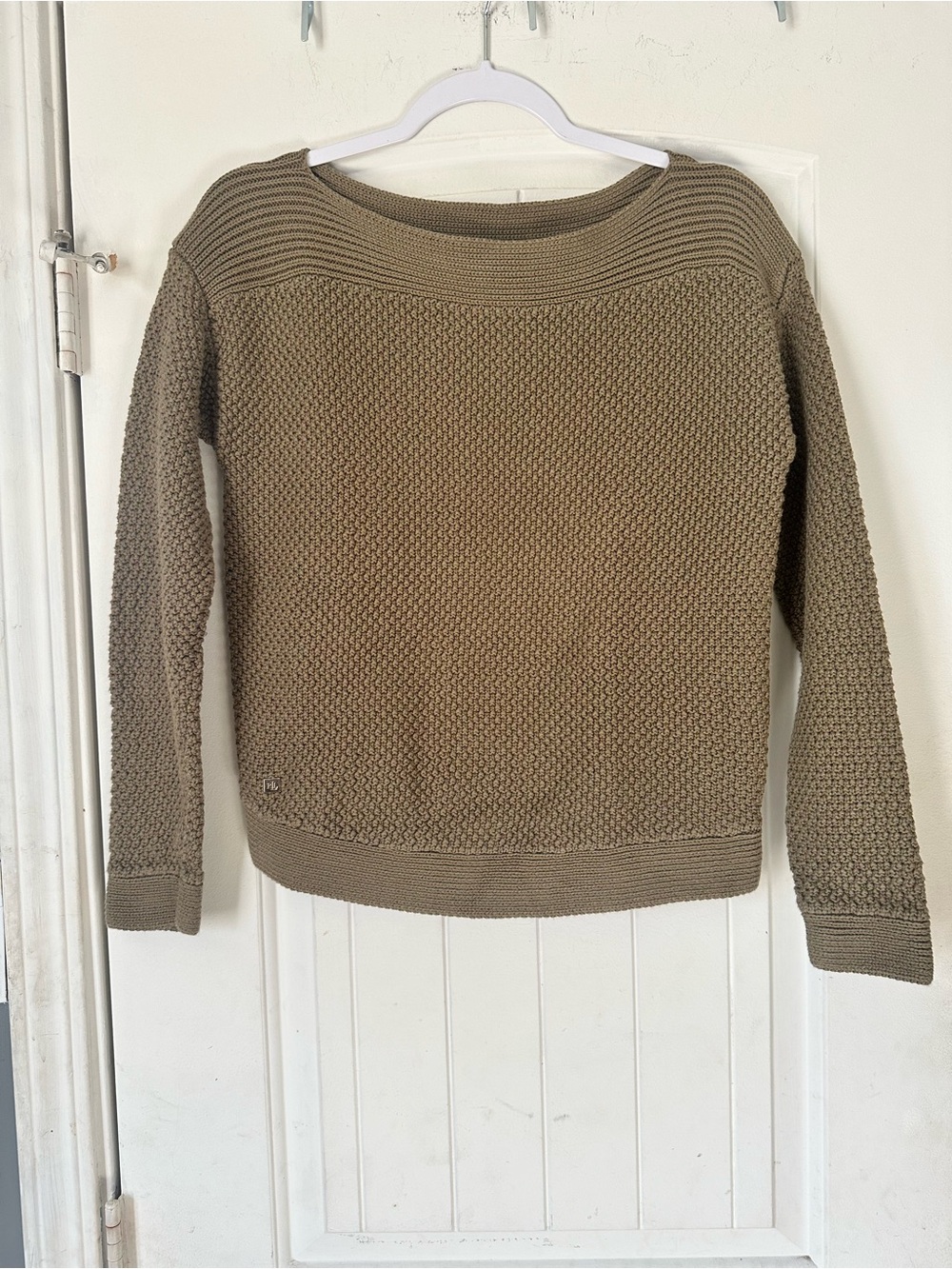 Lauren Ralph Lauren Farm Olive Top- Medium